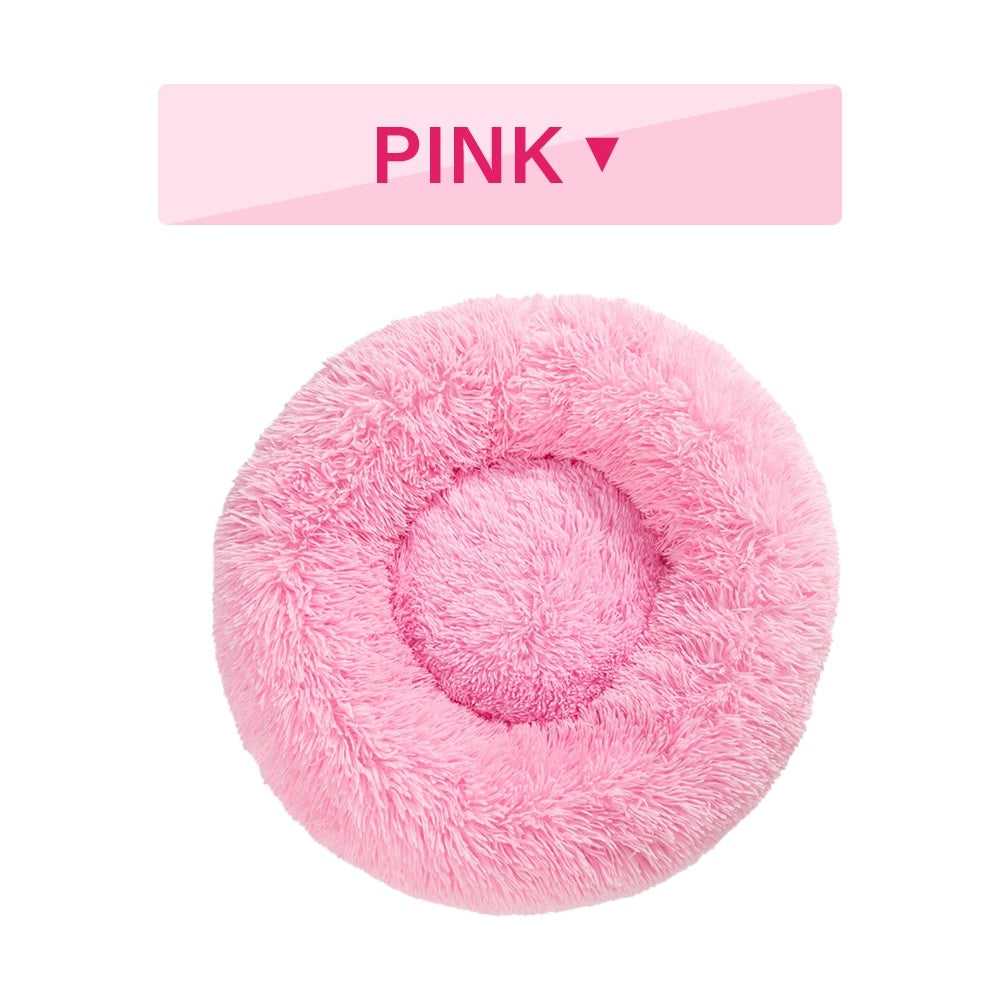 PAWPAL-Fluffy Donut Dog Bed