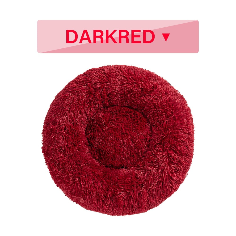 PAWPAL-Fluffy Donut Dog Bed