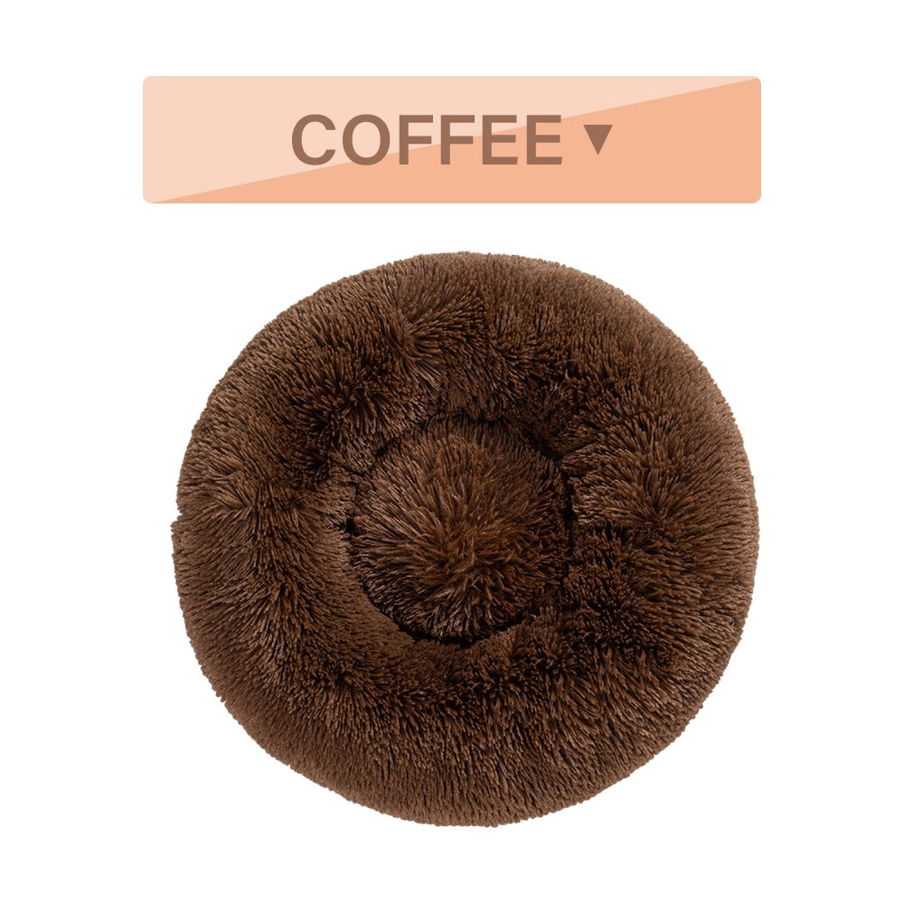 PAWPAL-Fluffy Donut Dog Bed
