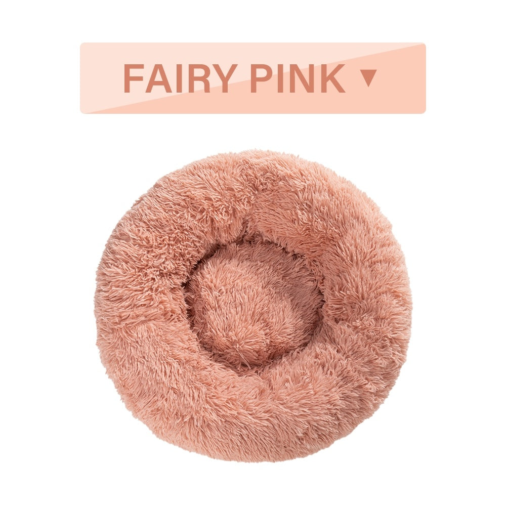 PAWPAL-Fluffy Donut Dog Bed