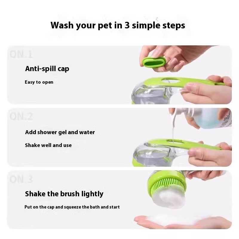 PAWPAL-Silicone Pet Dog Bath Brush