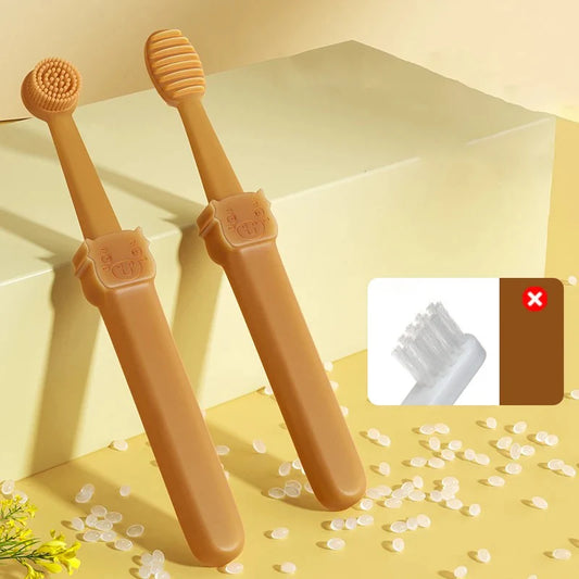 PAWPAL-360 Angle Dog Toothbrush With Tongue Cleaning Brush for Dogs and Cat.