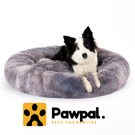 PAWPAL-Fluffy Donut Dog Bed