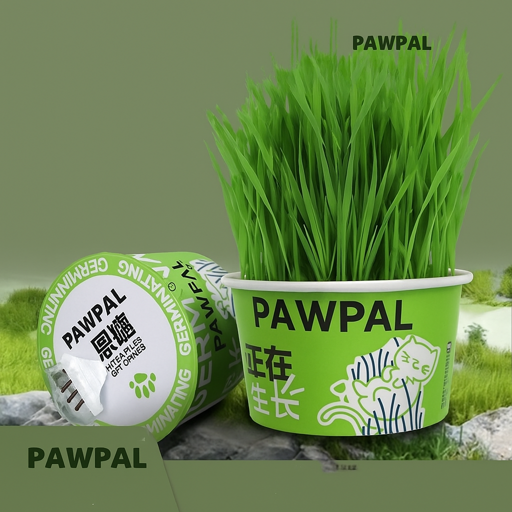 PAWPAL-Hydroponic Cat Grass.